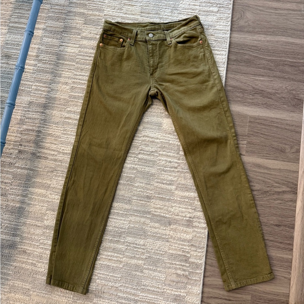 Levi’s 511 Olive Green Jeans